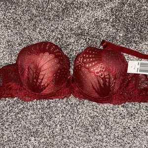 Brand new red bra
